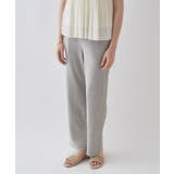 【セットアップ／接触冷感／マシンウォッシュ】リネンライクイージーパンツ | cloenc | 詳細画像18 