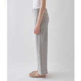 【セットアップ／接触冷感／マシンウォッシュ】リネンライクイージーパンツ | cloenc | 詳細画像20 