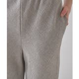 【セットアップ／接触冷感／マシンウォッシュ】リネンライクイージーパンツ | cloenc | 詳細画像23 