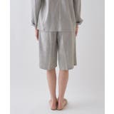 【セットアップ／接触冷感／マシンウォッシュ】リネンライクハーフパンツ | cloenc | 詳細画像6 