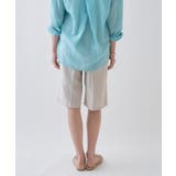 【セットアップ／接触冷感／マシンウォッシュ】リネンライクハーフパンツ | cloenc | 詳細画像13 