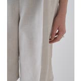 【セットアップ／接触冷感／マシンウォッシュ】リネンライクハーフパンツ | cloenc | 詳細画像14 