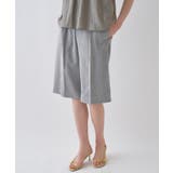 【セットアップ／接触冷感／マシンウォッシュ】リネンライクハーフパンツ | cloenc | 詳細画像18 