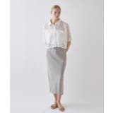 【セットアップ/接触冷感/マシンウォッシュ】リネンライクシャークスカート | cloenc | 詳細画像2