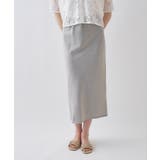 【セットアップ/接触冷感/マシンウォッシュ】リネンライクシャークスカート | cloenc | 詳細画像5