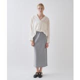 【セットアップ/接触冷感/マシンウォッシュ】リネンライクシャークスカート | cloenc | 詳細画像12