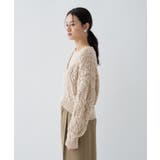 【手洗い可】クロシェ編みクロップドニットプルオーバー | cloenc | 詳細画像21