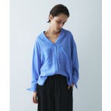 サックスブルー(090) | 【手洗い可】テーラードカラーシャツ | cloenc