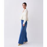 【オケージョン／手洗い可】Vネックペプラムニットカーディガン | cloenc | 詳細画像2 