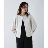 オフホワイト(003) | 【セットアップ／オケージョン／手洗い可】フォルムジャケット | cloenc