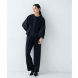 【セットアップ／オケージョン／マシンウォッシュ】ツイルイージータックパンツ | cloenc | 詳細画像1 