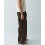 【接触冷感／UVカット／マシンウォッシュ】エアリークロスストレートパンツ | cloenc | 詳細画像5 