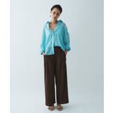 【接触冷感／UVカット／マシンウォッシュ】エアリークロスストレートパンツ | cloenc | 詳細画像7 