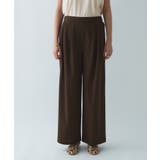 【接触冷感／UVカット／マシンウォッシュ】エアリークロスストレートパンツ | cloenc | 詳細画像17 