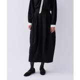 【セットアップ／オケージョン／マシンウォッシュ】コクーンツイルスカート | cloenc | 詳細画像7 