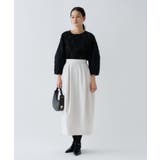 【セットアップ／オケージョン／マシンウォッシュ】コクーンツイルスカート | cloenc | 詳細画像21 