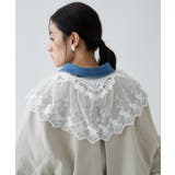 チュールレース付け襟 | cloenc | 詳細画像3 