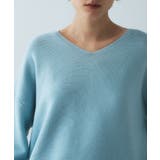 【手洗い可】Vネックラメガーターニット | cloenc | 詳細画像28 