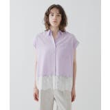 【ひんやり/体型カバー】レースフレンチスリーブブラウス | cloenc | 詳細画像10