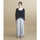 【ひんやり/マシンウォッシュ】ストライプイージーパンツ セットアップ対応 | cloenc | 詳細画像10