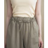 【ひんやり/マシンウォッシュ】ストライプイージーパンツ セットアップ対応 | cloenc | 詳細画像28