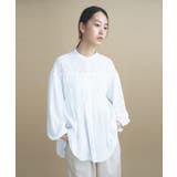 【マシンウォッシュ】シャーリング チュニックブラウス | cloenc | 詳細画像9