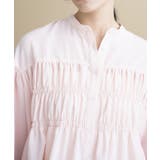 【マシンウォッシュ】シャーリング チュニックブラウス | cloenc | 詳細画像28