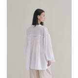 【マシンウォッシュ】シャーリング チュニックブラウス | cloenc | 詳細画像6