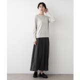 【ユニセックス/洗える】バイカラーニット | Dessin | 詳細画像3 