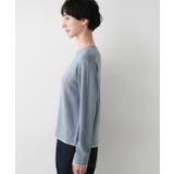 【ユニセックス/洗える】バイカラーニット | Dessin | 詳細画像14 