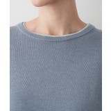 【ユニセックス/洗える】バイカラーニット | Dessin | 詳細画像16 