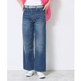 ブルー(092) | 【ユニセックス・洗える】ワイドデニム | Dessin