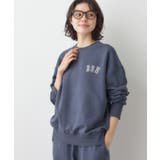 ブルー(093) | 【ユニセックス/セットアップ可】ピグメント裏毛スウェット | Dessin