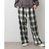 【ユニセックス/ウエストゴム】チェック柄パンツ | Dessin | 詳細画像1 