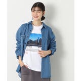 アイボリー(004) | 【ユニセックス・洗える】フォトプリントロングスリーブTシャツ | Dessin