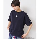 ネイビー(094) | 【ユニセックス】MLB/ロゴ入りTシャツ | Dessin