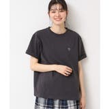 【ユニセックス・洗える】ロゴ入りピグメントTシャツ | Dessin | 詳細画像2 