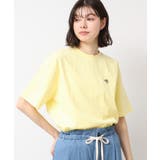 【ユニセックス・洗える】ロゴ入りピグメントTシャツ | Dessin | 詳細画像5 