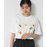 ロゴ刺繍Tシャツ | Dessin | 詳細画像2 