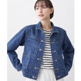 ブルー(092) | 【ユニセックス/2WAY】リバーシブルデニムジャケット | Dessin