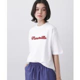 ロゴ刺繍ミニ裏毛Ｔシャツ | Dessin | 詳細画像1 