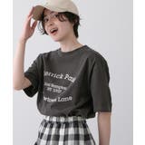 【ユニセックス/洗える】ピグメントロゴTシャツ | Dessin | 詳細画像1