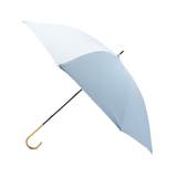 サックス(090) | 【UVカット99%・晴雨兼用】ハート柄長傘 | passage mignon