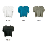 クロップドミニTシャツ Tシャツ シンプルシャツ | PREMINA | 詳細画像2