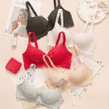 フローラルレースビスチェブラ上下セット ブラ+ショーツセット 脇高 | PREMINA | 詳細画像24