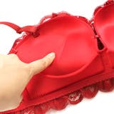ノンワイヤーレースドレスブラ&ショーツセット上下セット ビスチェ 脇高 | PREMINA | 詳細画像20