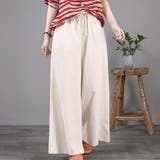 【PT】リラックスリネンパンツ リラックスパンツ プリーツパンツ | PREMINA | 詳細画像14 