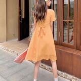 ショートスリーブAラインワンピース トップス ワンピ | PREMINA | 詳細画像8