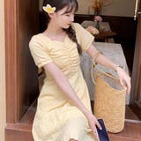 ショートスリーブAラインワンピース トップス ワンピ | PREMINA | 詳細画像9