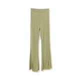 【PT】フロントスリット入りワイドパンツ スリット入りワイドパンツ ブーツカット | PREMINA | 詳細画像15 